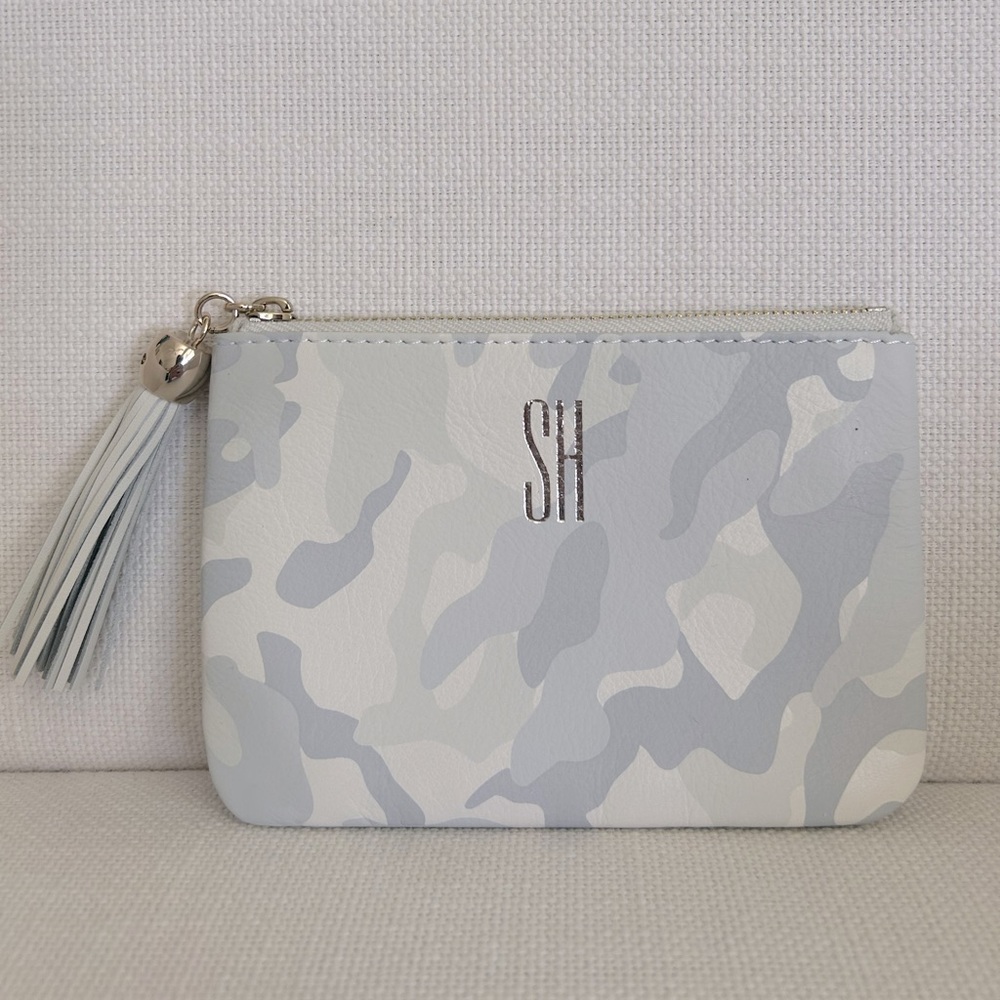 NWOT Mark & Graham zip pouch leather